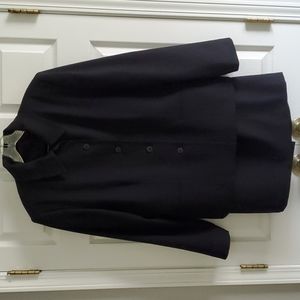 Classic Pendleton Black Wool Skirt Suit